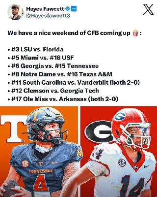 CFB Preview: Week 3