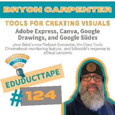 EDT124 Bryon Carpenter, Tools for Visuals like Adobe Express, Canva, Google Drawings, and Google Slides