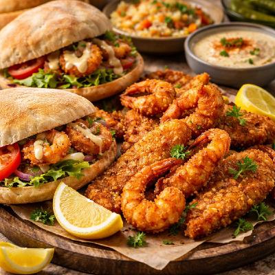 Egyptian Fried Seafood