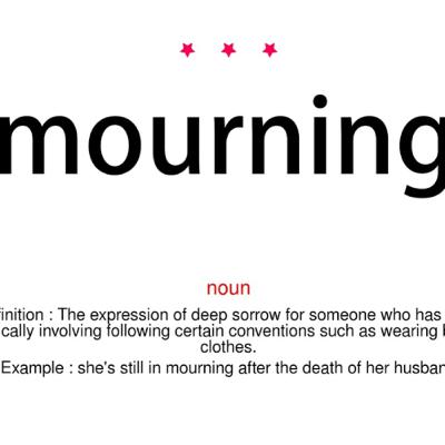 Mourning