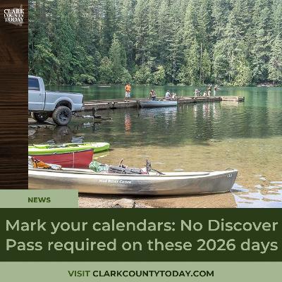 Mark your calendars: No Discover Pass required on these 2026 days Mark your calendars: No Discover Pass required on these 2026 days