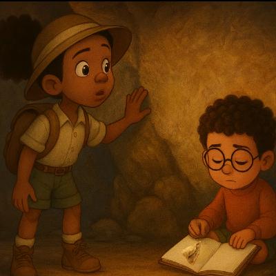 Les aventures de Zoé et Eliott, épisode 4 : Au cœur du mystère de la grotte dans les gorges du Verdon 🏞️