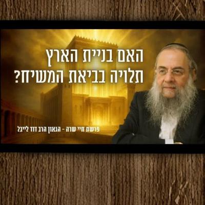 האם בניית הארץ תלויה היום בביאת המשיח?! הגר״ד לייבל בשיעור מרתק - פרשת חיי שרה תשפ"ו