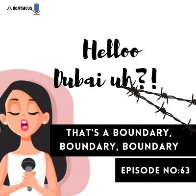 that's a boundary, boundary, boundaryyy!