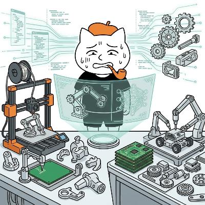 #60 AIでメカ設計は可能か？LLMを使ったCAD設計への挑戦とハードウェアの「ソフトウェア化」