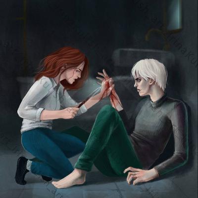 Dramione | "Du bleibst" | Harry Potter FanFiktion Deutsch