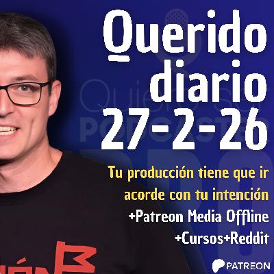 Tu producción tiene que ir acorde con tu intención #TeaserPatreon Tu producción tiene que ir acorde con tu intención #TeaserPatreon
