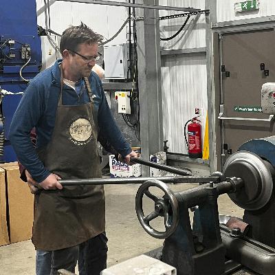 329. Making a spun-iron frying pan at a family-run foundry in Shropshire