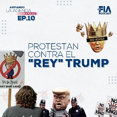 Históricas protestas sacuden EU: "¡No queremos un rey!"; Trump rompe con Petro y retira ayuda en Colombia