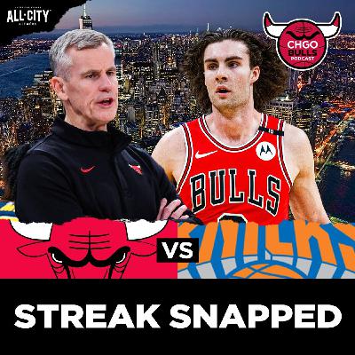 BULLS POSTGAME: Undefeated Streak ENDS as Bulls Fall to Scorching Knicks | CHGO Bulls Podcast