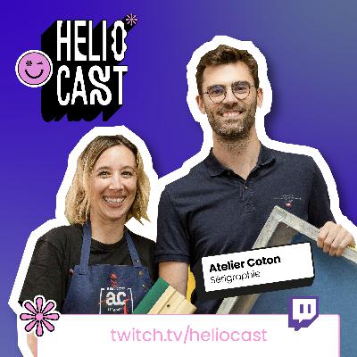 #38 - Le podcast design - Sérigraphie textile : comment imprimer de manière responsable ? Avec l'Atelier Coton