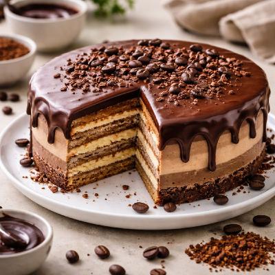 No-Bake Mocha Cake