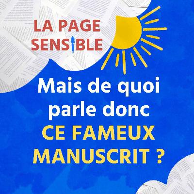 23. Mais de quoi parle ce manuscrit de roman dont je vous rebats les oreilles ?