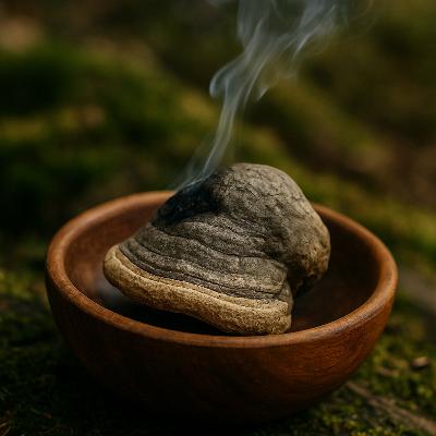 Gib Zunder du Schwamm-Räuchern mit dem Zunderschwamm Gib Zunder du Schwamm-Räuchern mit dem Zunderschwamm