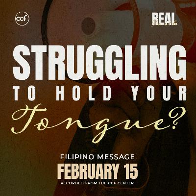 Real Faith Tames The Tongue | Bong Saquing Real Faith Tames The Tongue | Bong Saquing
