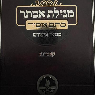 Megillat Esther - L07Y24 - Rabbi of Komarno - lesson 7 - 2024