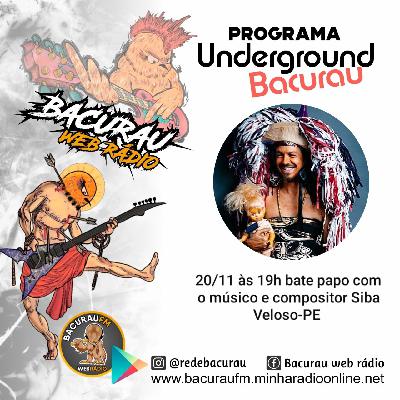 Programa underground Bacurau bate um papo com o músico e compositor pernanbucano Siba Veloso-PE