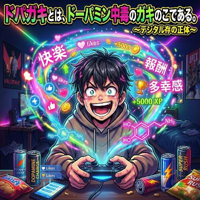 #133-2. ドパガキとは、ドーパミン中毒のガキのことである。