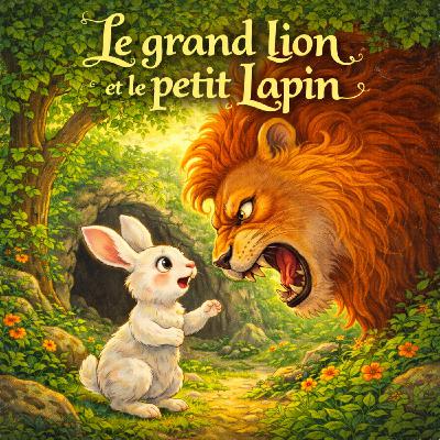 Le grand lion et le petit lapin Le grand lion et le petit lapin