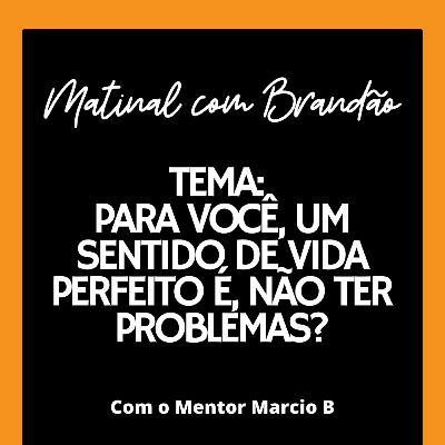Para você, um sentido de vida perfeito é, não ter problemas?