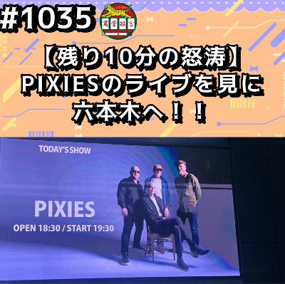 #1035【残り10分の怒涛】PIXIESのライブを見に六本木へッッ！！ from Radiotalk