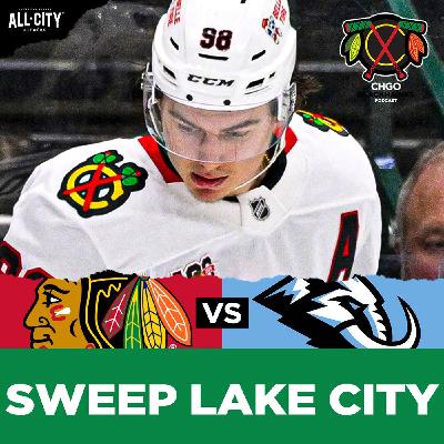 BLACKHAWKS POSTGAME: Bedard BURIES OT Winner, CHI Completes Season Sweep vs UTA | CHGO Blackhawks
