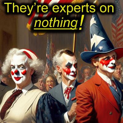 They're Experts on NOTHING! They're Experts on NOTHING!