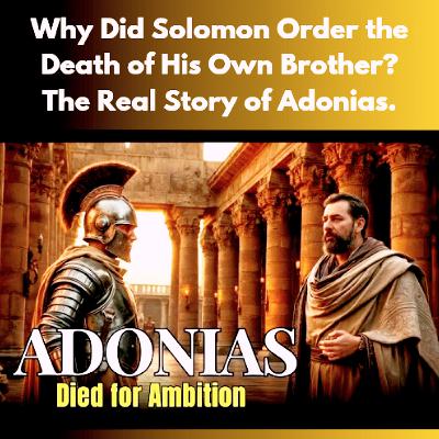 Why Did Solomon Order the Death of His Own Brother? | The Real Story of Adonias🎙 Bible Stories.