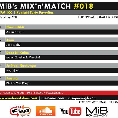 MIB MIX-N-MATCH #018 [ 100 BPM ] MIBROADSHOW-COM