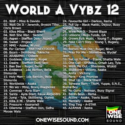 WORLD A VYBZ 12