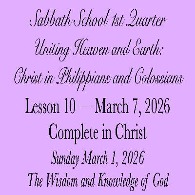 Complete in Christ — The Wisdom and Knowledge of God