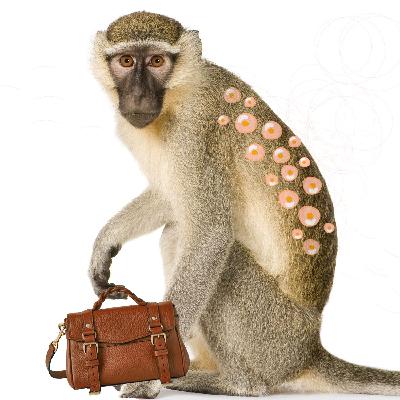 MAN PURSES AND MONKEYPOX