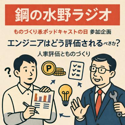 鋼の水野ラジオ_040~「エンジニアはどう評価されるべきか？」──人事評価とものづくり