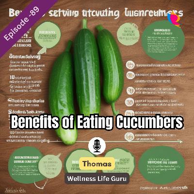 89. Major Health Benefits of Eating Cucumbers 89. Major Health Benefits of Eating Cucumbers