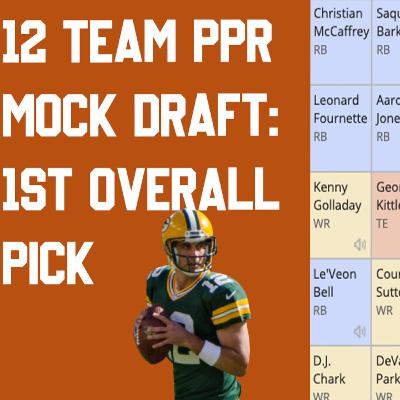 2020 Fantasy Football Mock Draft | 1st Pick | 12 Team PPR 2020 Fantasy Football Mock Draft | 1st Pick | 12 Team PPR