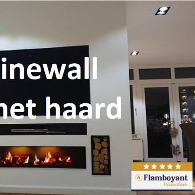 Cinewall met haard kopen