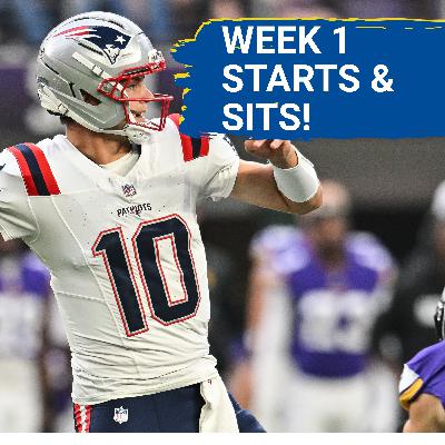 Top STARTS and SITS Ahead of Week 1 | BENCH Justin Fields and Breece Hall?
