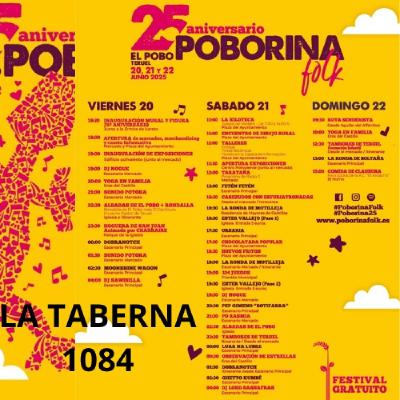 LA TABERNA 1084 - FESTIVAL POBORINA FOLK 25 EDICIÓN -