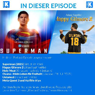 Superman (2025), Happy Gilmore 2, Holy Meat, Oxana, Meta Quest 3