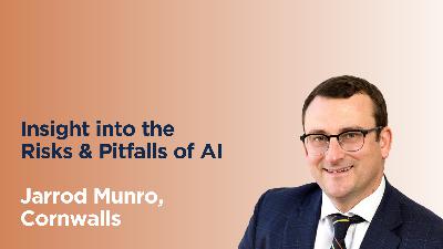 AI, Law, and the Future of Professional Practice – Insights from Jarrod Munro AI, Law, and the Future of Professional Practice – Insights from Jarrod Munro