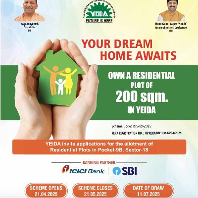 YEIDA: Yamuna Authority Plot Scheme Residential Plots 2025: Sector 18 Draw YEIDA: Yamuna Authority Plot Scheme Residential Plots 2025: Sector 18 Draw