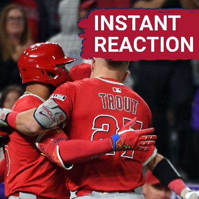 ANGELS POSTCAST: HISTORY MADE as Mike Trout hits career HR No. 400 in 3-0 win over Colorado Rockies