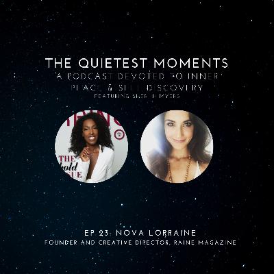 Ep 23: Nova Lorraine - The creative entrepreneur and award winning designer who is making waves in the publishing space Ep 23: Nova Lorraine - The creative entrepreneur and award winning designer who is making waves in the publishing space