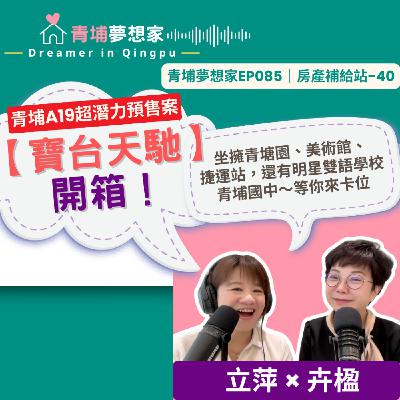 青埔A19超潛力預售案【寶台天馳】開箱！坐擁青塘園、美術館、捷運站，還有明星雙語學校青埔國中～等你來卡位｜房產補給站-39｜青埔夢想家Ep085