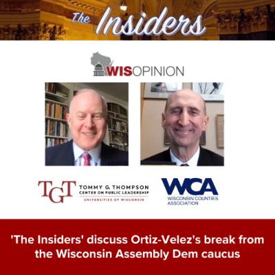 WisOpinion: 'The Insiders' discuss Ortiz-Velez's break from the Wisconsin Assembly Dem caucus WisOpinion: 'The Insiders' discuss Ortiz-Velez's break from the Wisconsin Assembly Dem caucus