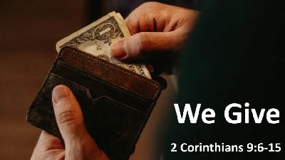 We Give - Audio