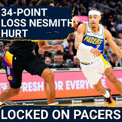 Aaron Nesmith goes down in Indiana Pacers blowout loss vs Phoenix Suns - what happened and what next?