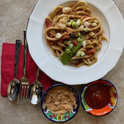 Indian Peanutty Noodles