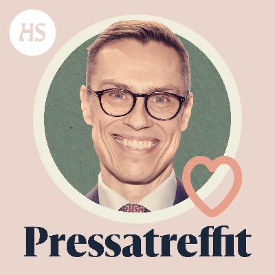 Pressatreffeillä Alexander Stubb