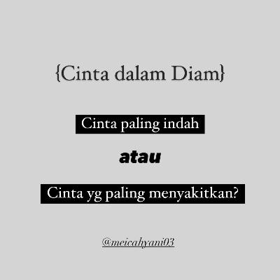 Cinta dalam Diam